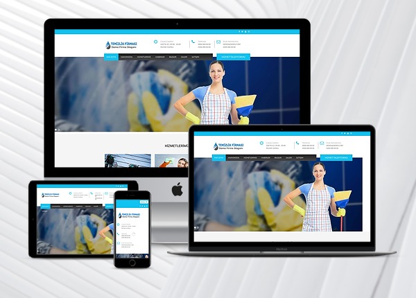 Temizlik Firmaları Web Tanıtım Sitesi
