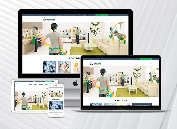 Temizlik Firmaları Web Tanıtım Sitesi