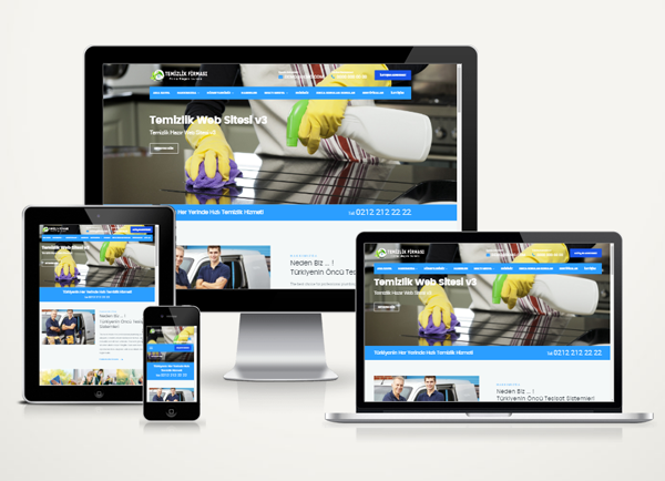 Sivas Temizlik Web Tanıtım Sitesi